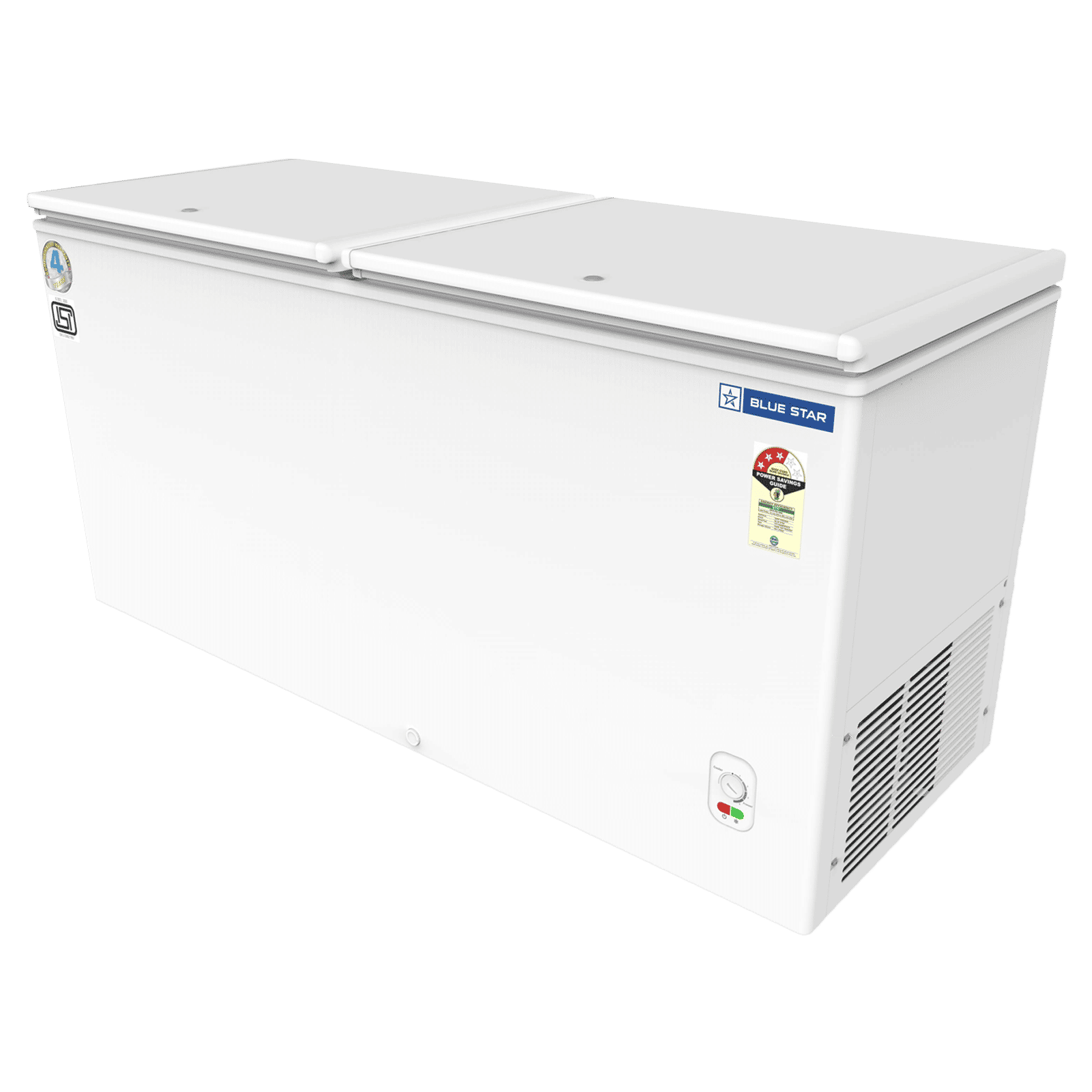 Buy Blue Star 293 Litres 3 Star Double Door Deep Freezer (Stabilizer